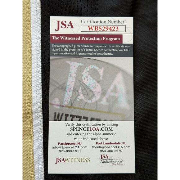 Bryan Bresee Signed Autograph Custom Jersey XL - JSA COA - New Orleans Saints - Picture 4 of 7